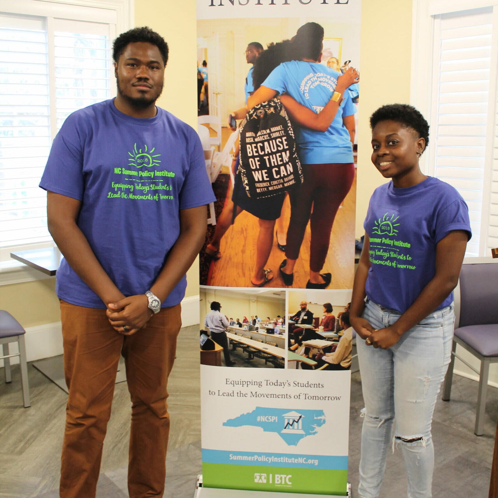Brian Kennedy II and Chane Wilson were the founders of the NC Summer Policy Institute.